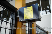Solenoid locking interlock