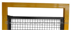 Spreader bars aid with door rigidity and offer an easy cable pathway
